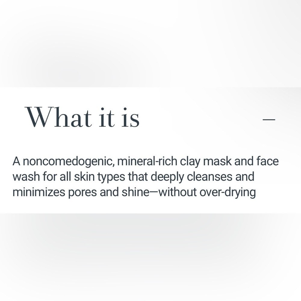 Fresh - Umbrian Clay Purifying Mask | New/Sealed 1 oz / 30 mL - 3 Ways To Use! - Picture 6 of 12
